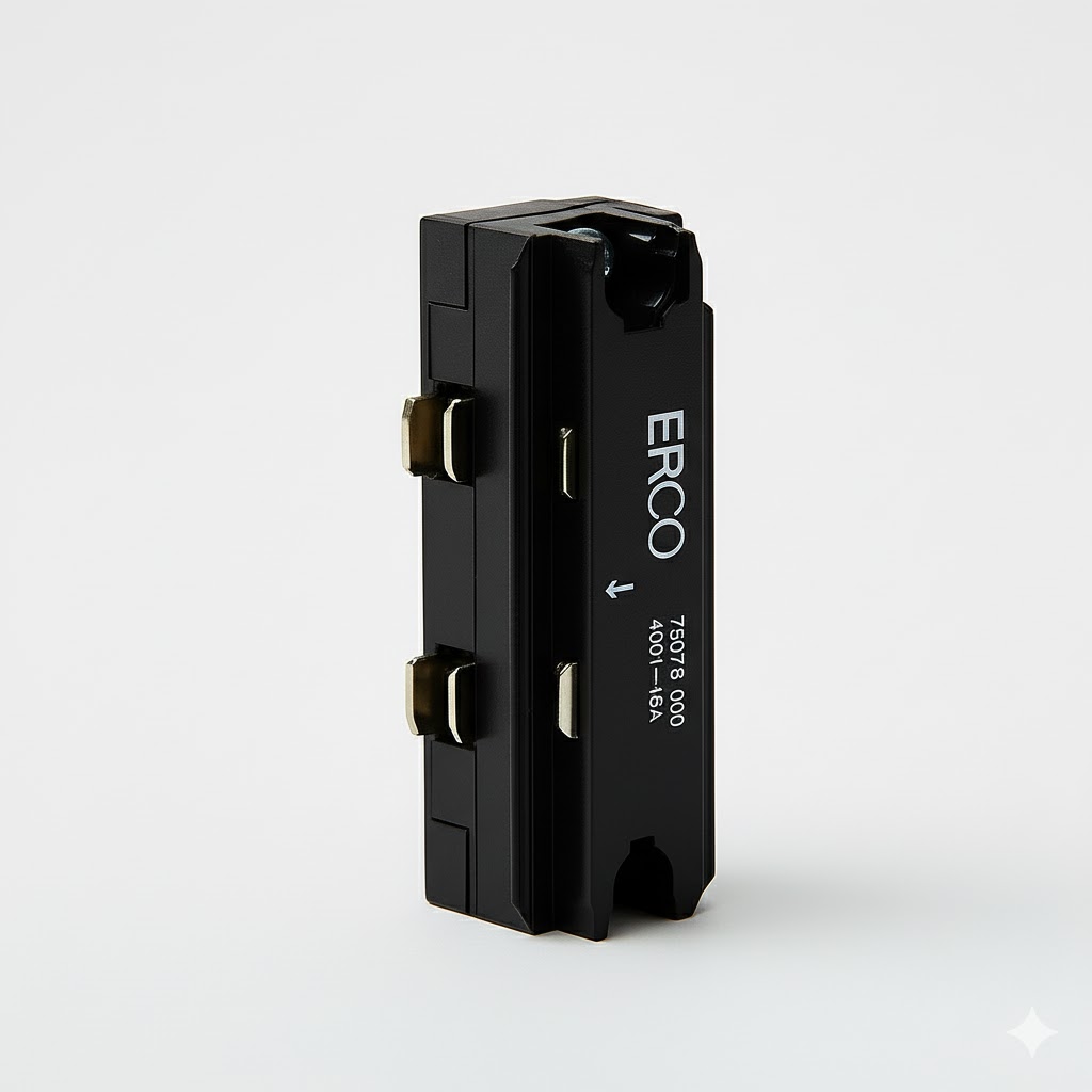 CONECTOR UNIÓN DE CARRILES ERCO Y ZUMTOBEL